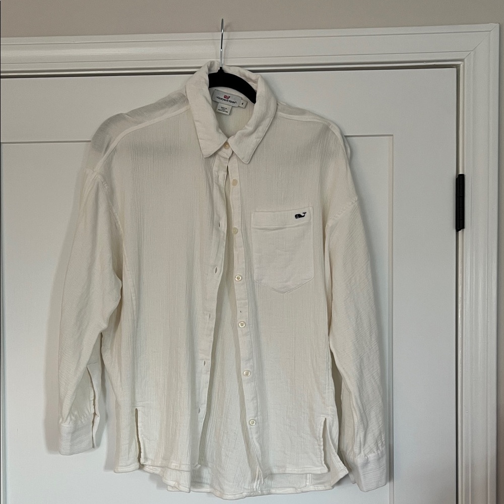 Vineyard Vines White Button Down Shirt